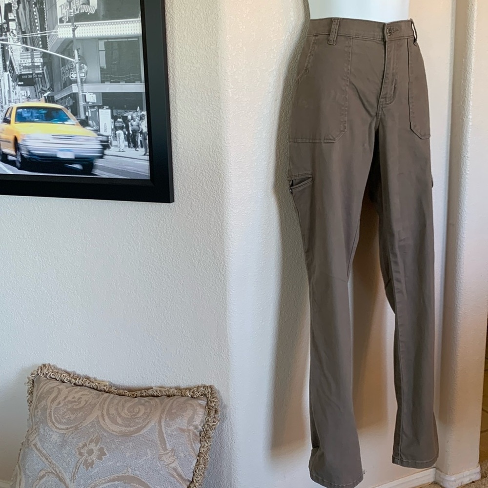 Lee jeans, Women's 10 khaki EUC skinny, mid rise, brushed cotton, pockets - Picture 3 of 17
